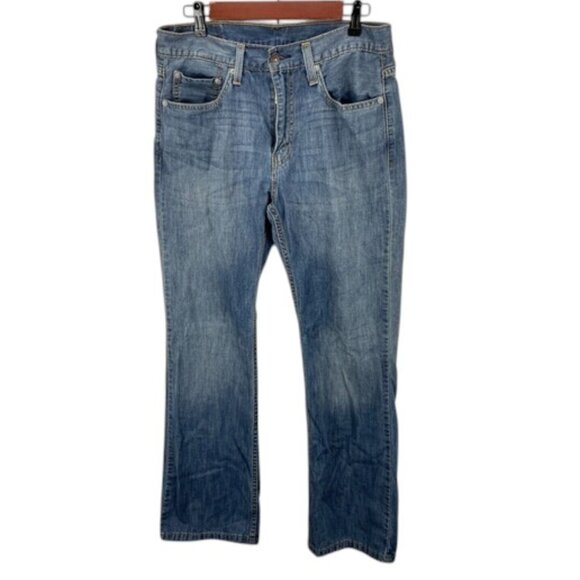 Levi’s 527 Jeans Men’s Blue Mid Rise Bootcut Denim Workwear Classic Pants 32x30 - Picture 1 of 9